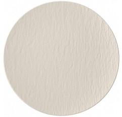 Villeroy & Boch Manufacture Rock Blanc 고메 플레이트, 31.7cm, 프리미엄 도자기, 화이트