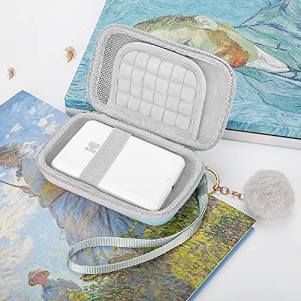 Kodak Step/Kodak PRINTOMATIC/Kodak Mini 2 HD/Kodak 스마일 카메라/용 Yinke 케이스, 여행용 휴대용 케이스 보호 커버(그라디언트)