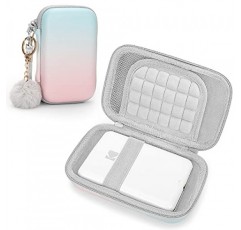 Kodak Step/Kodak PRINTOMATIC/Kodak Mini 2 HD/Kodak 스마일 카메라/용 Yinke 케이스, 여행용 휴대용 케이스 보호 커버(그라디언트)