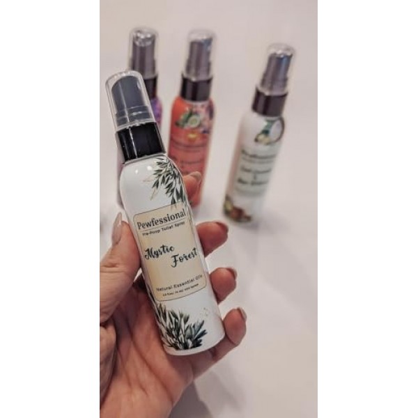 화장실용 퓨페셔널 똥 스프레이, 똥 전 화장실 냄새 제거기, 4팩 + 선물 1개, 여행용 2.5온스