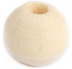 스레딩용 사딩고 원목비즈(500개, 8mm) 컬러풀 비즈, 크래프트 비즈 세트, 마크라메 원목 비즈, 색상 선택 가능, 색상: 내츄럴