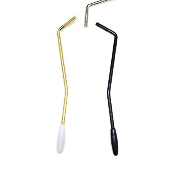 Stratocaster 일렉트릭 기타 트레몰로 시스템용 5mm 스레드 트레몰로 암 Whammy Bar 3팩
