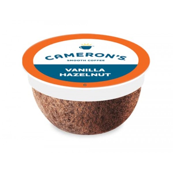 Cameron's Coffee 1인용 포드, 맛, 바닐라 헤이즐넛, 32개(1팩)