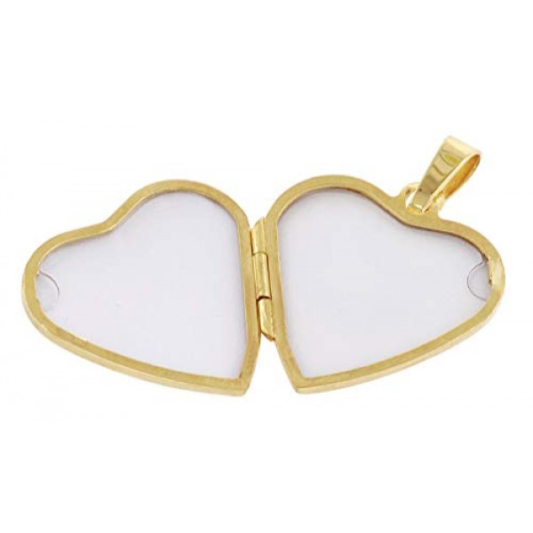 Trendor 로켓 하트 체인 골드 도금 925 실버 마법 목걸이, 여성용 영원한 펜던트, 우아한 선물 아이디어, 39535