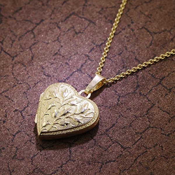 Trendor 로켓 하트 체인 골드 도금 925 실버 마법 목걸이, 여성용 영원한 펜던트, 우아한 선물 아이디어, 39535