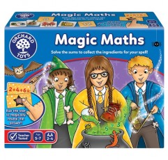 Orchard Toys Magic Maths 게임, Magic Ink는 답을 보여줍니다 & Wiggly Words 게임, 교육 및 재미있는 철자 게임, 재미있는 가족 게임, 6세 어린이에게 적합, 장난감