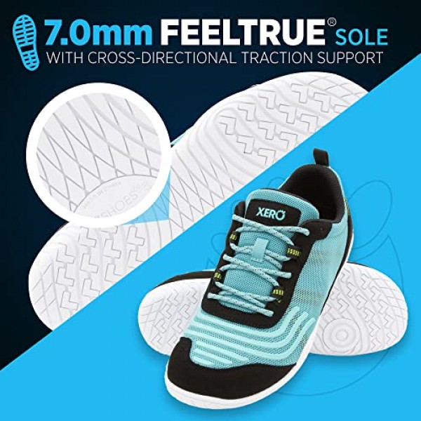 Xero 신발 여성용 360 크로스 트레이닝 슈즈 제로 드롭 로프 클라이밍 그립 갈비뼈 포함