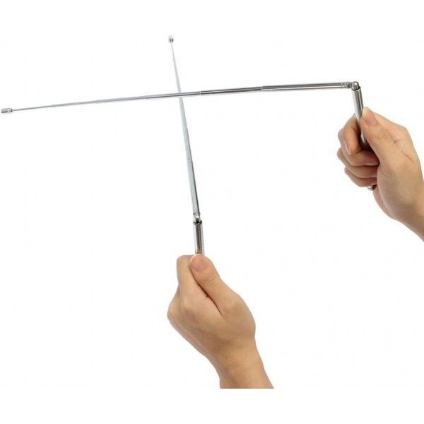 MASUNN 2 Pcs Brass Sliver Dowsing Divining Rods Water Witching Lost Objects