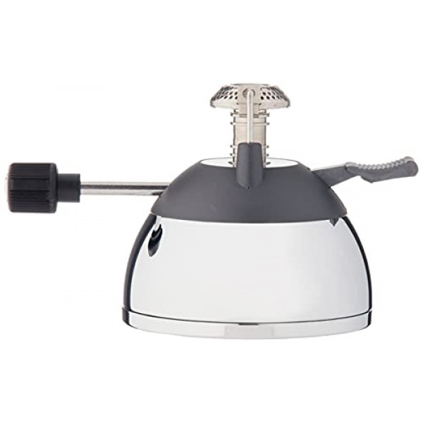 Yama Glass 휴대용 부탄 버너 - 조정 가능한 불꽃, 사이펀 커피 메이커, 캠핑 및 실험실 사용을 위해 리필 가능