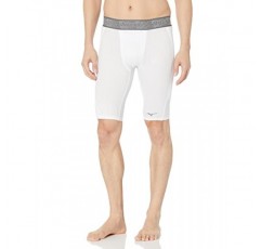 미즈노 유스 에어로 벤트 패딩 슬라이딩 쇼트, 화이트, 라지