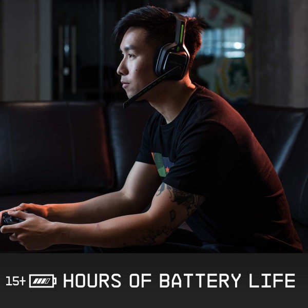 ASTRO Gaming A20 무선 게임용 헤드셋, Call of Duty 에디션, ASTRO 오디오, Dolby ATMOS, 15 Std. 배터리 사양, 견고함, 5.8GHz, PS5, PS4, PC, Mac, Nintendo Switch용 - Schwarz/Navy