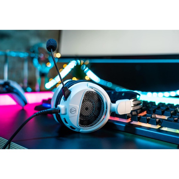 PC, PS4, PS5, Switch, Xbox One용 Audio-Technica ATH-GDL3 게임용 헤드셋 Weiss
