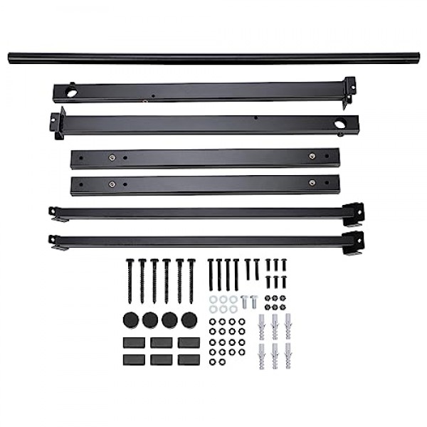 7BLACKSMITH 50'' 벽걸이형 턱 풀업 바 체육관 운동 훈련 피트니스 홈 마운트 헤비 듀티 500파운드