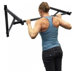 7BLACKSMITH 50'' 벽걸이형 턱 풀업 바 체육관 운동 훈련 피트니스 홈 마운트 헤비 듀티 500파운드