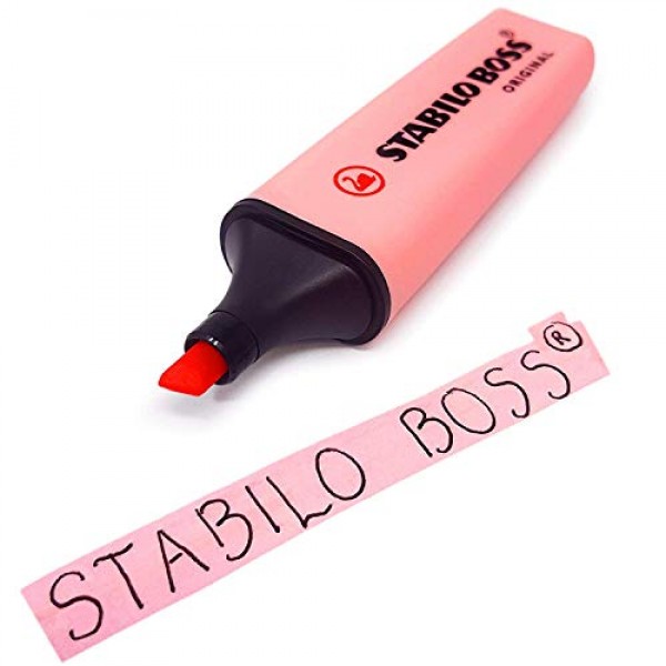 STABILO BOSS 오리지널 파스텔 하이라이터 마커 펜 - 6개 풀 세트 + 라일락 헤이즈