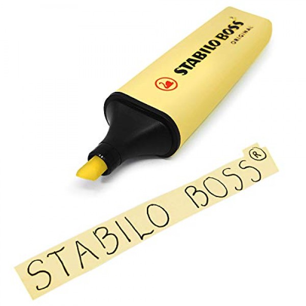 STABILO BOSS 오리지널 파스텔 하이라이터 마커 펜 - 6개 풀 세트 + 라일락 헤이즈
