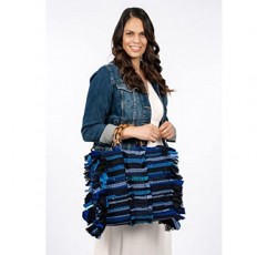 Tamaris Shopper Lotta 32360 여성용 스트라이프 핸드백