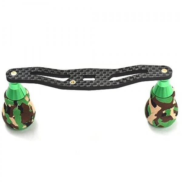 LIXADA 탄소 Baitcasting 트롤링 릴 핸들 왼쪽 오른쪽 초경량 낚시 릴 크랭크 탄소 섬유 낚시 릴 핸들 크랭크 액세서리