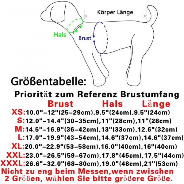 JoyDaog 2-Layer Fleece Lined Dog Jacket 매우 따뜻한 겨울 추운 날씨 Extra Soft 방풍 개 조끼, 브라운, L 대형 (1 팩) 레드, 브라운