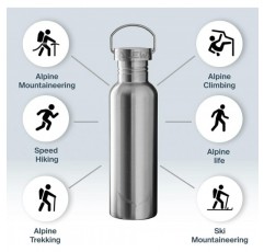 SALEWA 남여 공용 - 성인 AURINO BT 병 0.5 l 그레이
