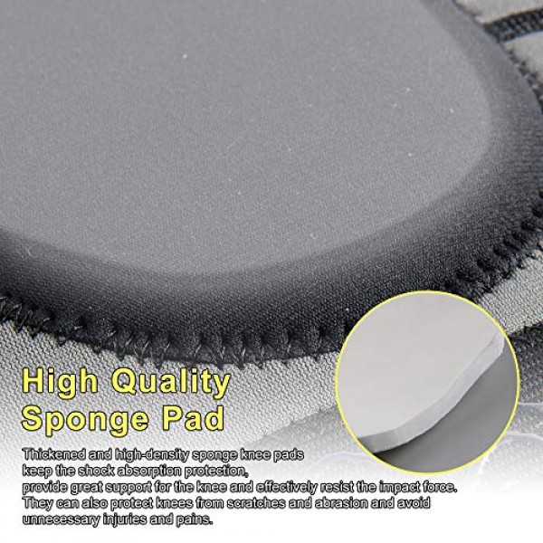 어린이를 위한 HUEGLO 댄스 무릎 패드, 어린이를 위한 부드러운 통기성 무릎 패드 주니어 청소년 무릎 보호, 춤을 위한 무릎 지원 달리기 하이킹 농구 배구 무릎 패드 소