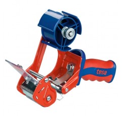 tesa 핸드 디스펜서 COMFORT - 최대 50mm 너비의 포장 테이프용 견고한 휴대용 포장 테이프 디스펜서