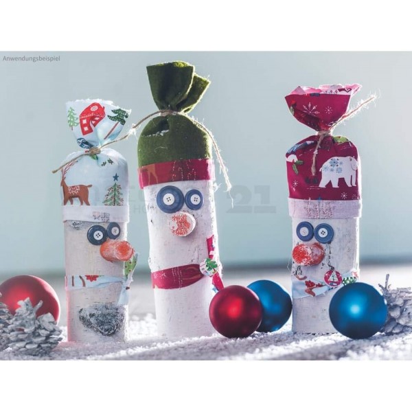 matches21 자작나무줄기 나무줄기 스트레이트 컷 - 나무줄기 천연소재 DIY 수공예 재료 - 각 1개. 높이 약 30cm