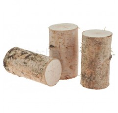 matches21 자작나무줄기 나무줄기 스트레이트 컷 - 나무줄기 천연소재 DIY 수공예 재료 - 각 1개. 높이 약 30cm