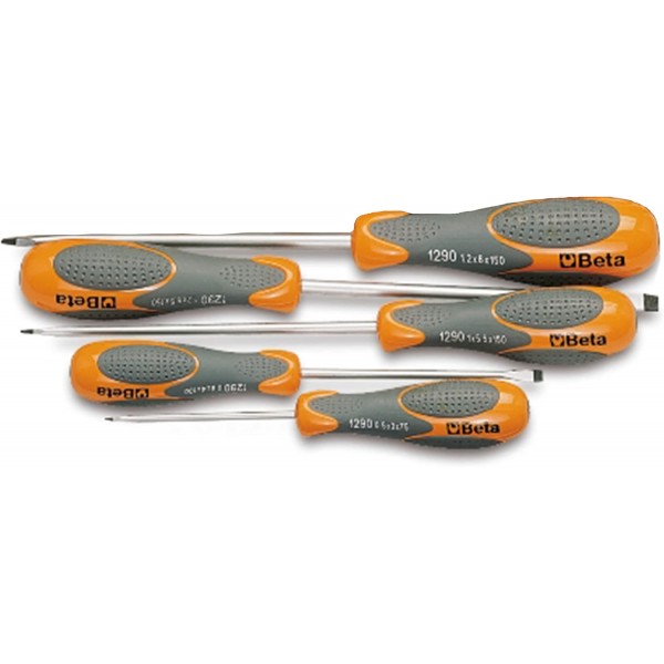 Beta 1290 드라이버 세트, 도구(5개 도구(Art. 1290)가 포함된 드라이버 세트, 다양한 크기의 드라이버, 고품질 재료, 견고한 작업장 액세서리)
