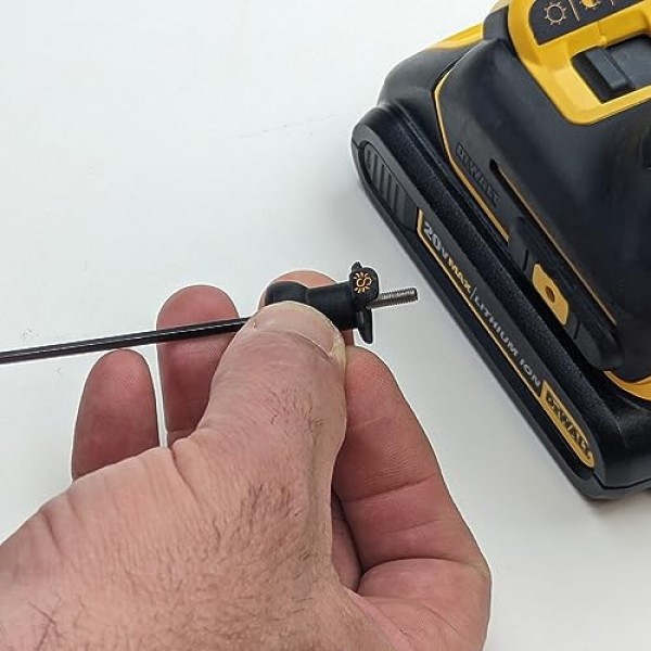 스파이더 도구 홀스터 - 드릴 핀 - 3개 팩 - 모든 브랜드 파워 드릴 및 드라이버 측면에 제공된 나사로 부착 - 스파이더 도구 홀스터 및 도구 도크와 쌍