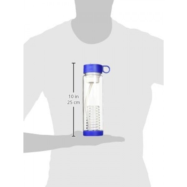 Basily YNF7557 과일 인퓨저 물병 블루가 포함된 급수 필터 병