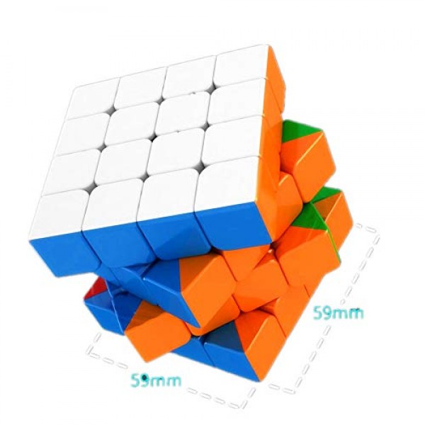 CuberSpeed ​​Moyu Aosu WR M 4x4 스티커 없는 스피드 큐브 Moyu Aosu WR 마그네틱 WRM 컬러 큐브 퍼즐