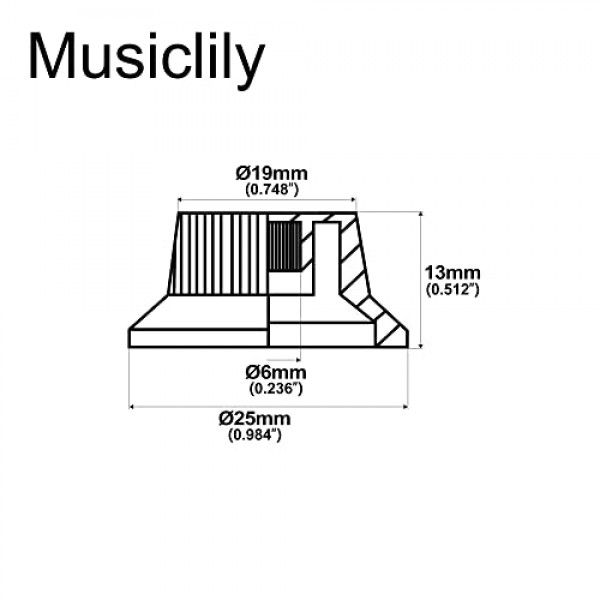 Musiclily Pro 인치 사이즈 1 볼륨 2 톤 스트라토캐스터 노브 세트 미국산 Strat 스타일 일렉트릭 기타, 크롬