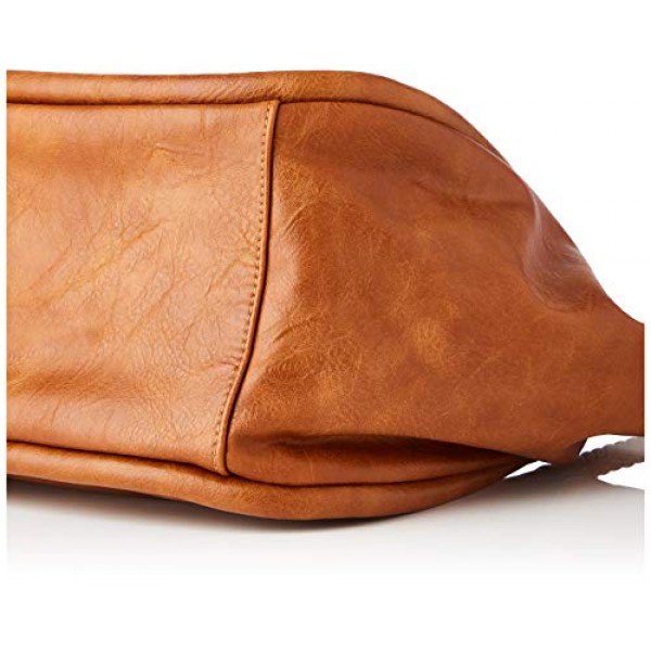 Desigual 여성용 PU 숄더백, 화이트, U EU, 화이트