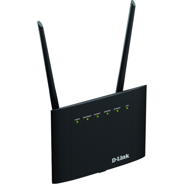 D-Link DSL-3788 AC1200 기가비트 VDSL2 모뎀 라우터(ADSL2+ Annex A 호환성, 무선 AC mit MU-MIMO, 2개의 외부 듀얼밴드 안테나, 3개의 기가비트 LAN 포트, 1개의 기가비트 LAN/WAN 포트, USB