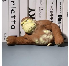 swirga 2023 Squishy Monkey Toy Tiktok for Kids and Adults, Decompress and Squeeze, Original Monkee Toy, Gorilla Stress Toy, Gorilla Figure Toys, Stress Relief Toys for Adults, 불안, 웃긴, 빨간색(대형)