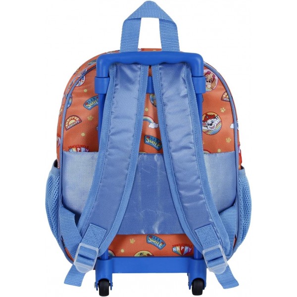 Paw Patrol Paweome-Small 3D Wheeled Backpack, 오렌지