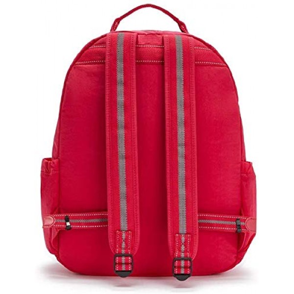 Kipling SEOUL, 노트북 보호 기능이 있는 라지 백팩 15인치, 44cm, 27L, 0.65kg, 트루핑크 트루핑크 프리사이즈