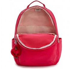 Kipling SEOUL, 노트북 보호 기능이 있는 라지 백팩 15인치, 44cm, 27L, 0.65kg, 트루핑크 트루핑크 프리사이즈