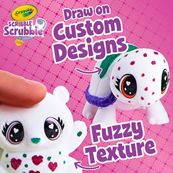 Crayola Scribble Scrubbie Pets 메가 세트 2.0, 색칠 장난감, 소녀 및 소년을 위한 어린이 선물, 3, 4, 5, 6세 블루 메가 팩