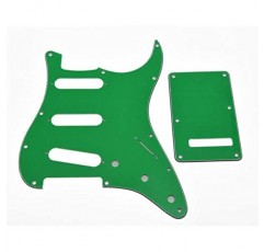 Dopro 11 홀 Strat SSS 픽가드 ST 백 플레이트 Trem 커버 미국/멕시코 FD Strat Green 3 Ply