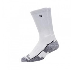 풋조이 남성 2023 프로드라이 크루, 화이트 XL, 핏-신발 사이즈 12-15