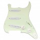 Musiclily Pro SE 사전 배선된 SSS 기타 로드 픽가드, 스태거드 알니코 5 싱글 코일 픽업, 스퀴어 스트랫 스타일 일렉트릭 기타용, 민트 그린 3겹