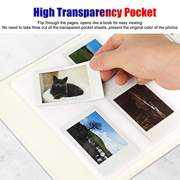 Fujifilm Instax Mini 카메라용 256 포켓 사진 앨범, 폴라로이드용 사진 앨범, 가죽 커버, Instax Mini 12 11 9 40 90 8 7 Evo LiPlay 즉석 카메라, 2x3 사진 앨범, Magic Silver용 사진 앨범