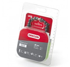 14인치 가이드 바용 Oregon S53 AdvanceCut 교체 전기톱 체인, 53개의 드라이브 링크, 피치: 3/8, .050 게이지, 다양한 레밍턴 모델에 적합