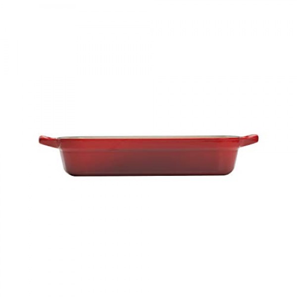 Le Creuset 에나멜 주철 시그니처 직사각형 로스터, 5.25qt. (11.7