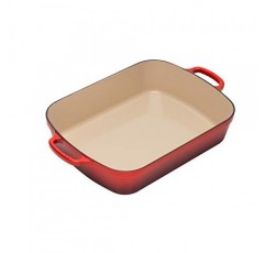 Le Creuset 에나멜 주철 시그니처 직사각형 로스터, 5.25qt. (11.7