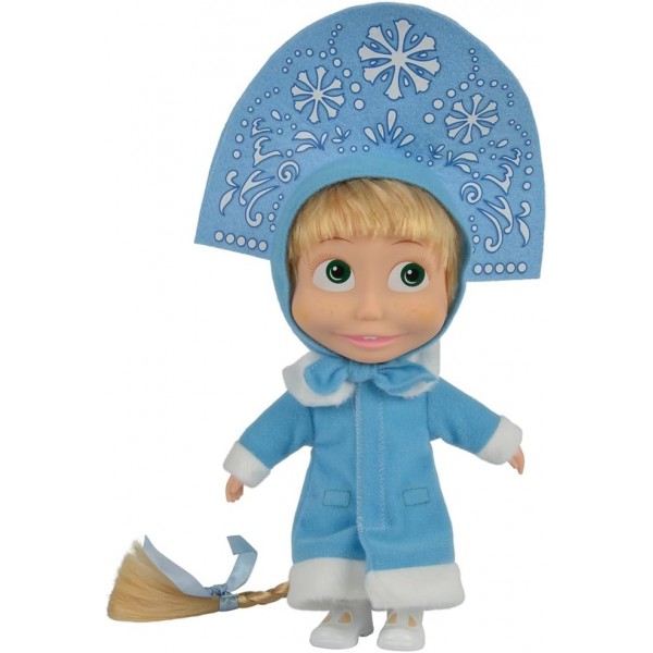 심바 109301018 마샤와 곰 - 새해 소프트 인형, 23 cm