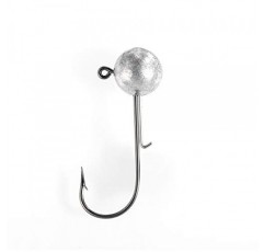 1/8온스 라운드 지그 헤드 3/16온스 1/4온스 3/8온스 1/2온스 낚시 지그 바닷물 민물 지그 후크 세트 배스 송어 낚시 액세서리용 지그 헤드 후크 베이스 낚시 미끼 키트 10