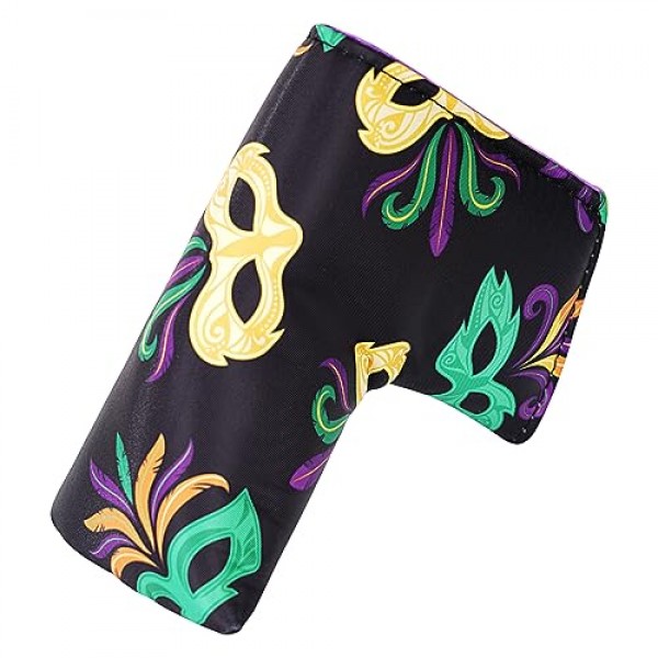 블레이드 퍼터 헤드커버 - 스코티 카메론, 오디세이, PING, 클리블랜드용 자석 잠금 장치 및 파티 마스크 디자인 골프 퍼터 커버